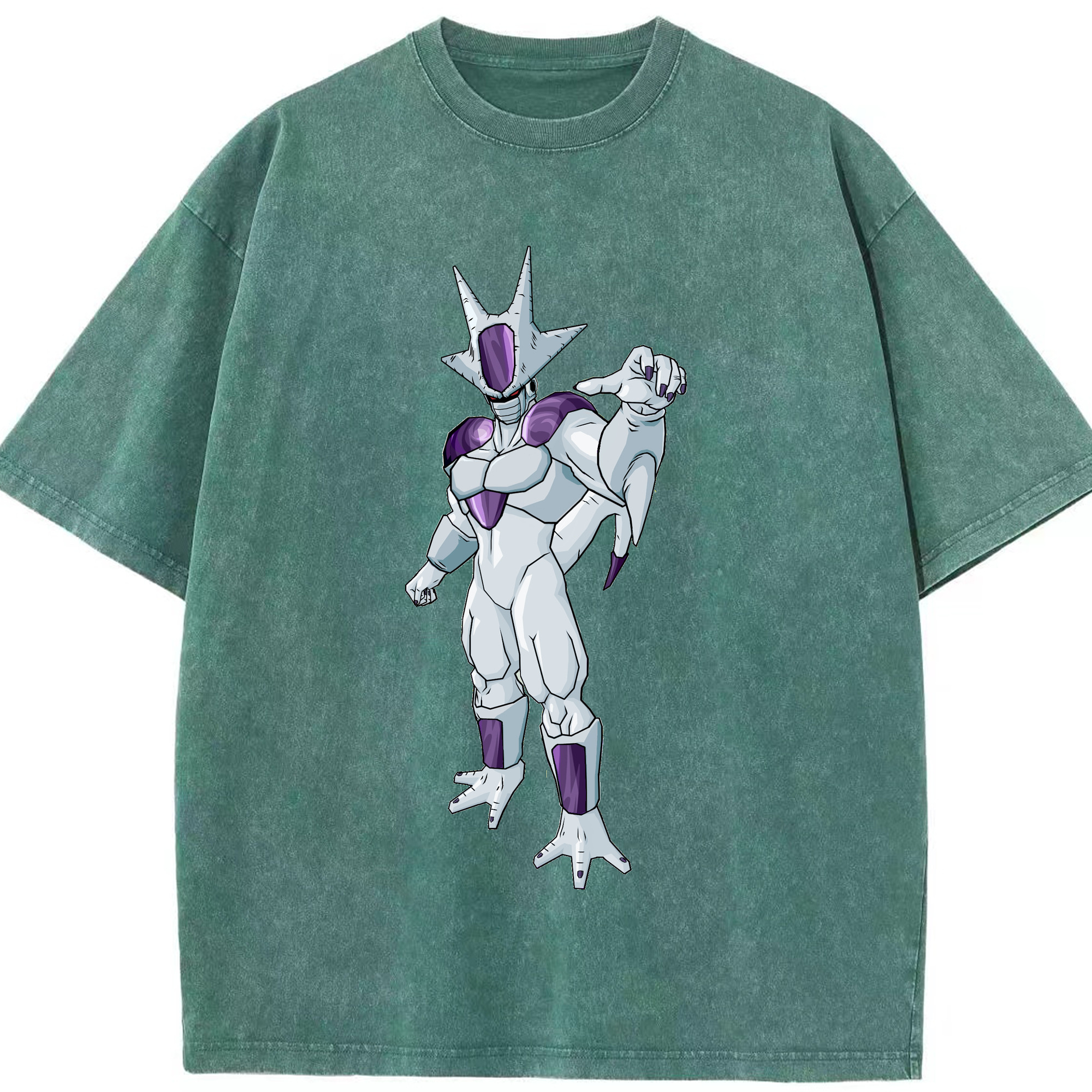（画像用） ドラゴンボール クウラ DRAGON BALL Cooler Coora 綿100% ヴィンテージ風 半袖Tシャツ（フロントプリント）